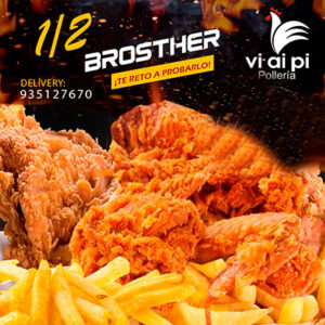 1/2 Pollo broster