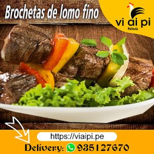 Brochetas de lomo fino