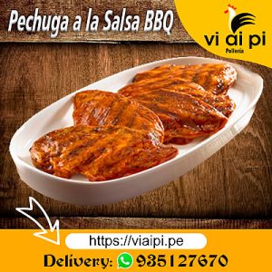 Pechuga en salsa BBQ